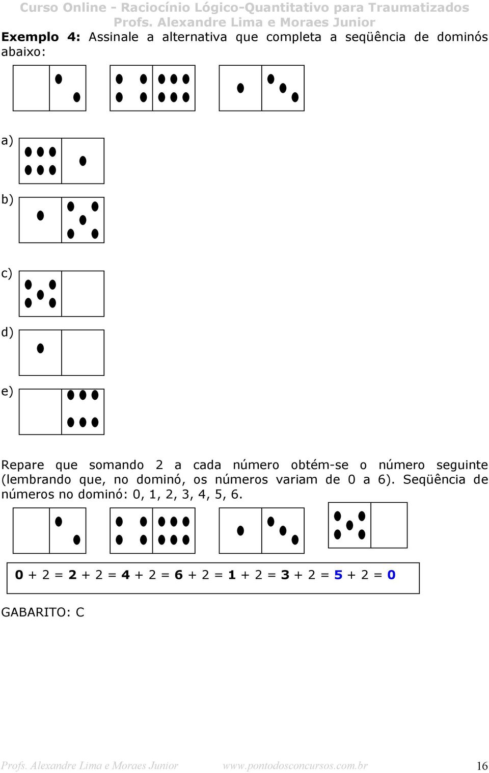 os números variam de 0 a 6). Seqüência de números no dominó: 0, 1, 2, 3, 4, 5, 6.