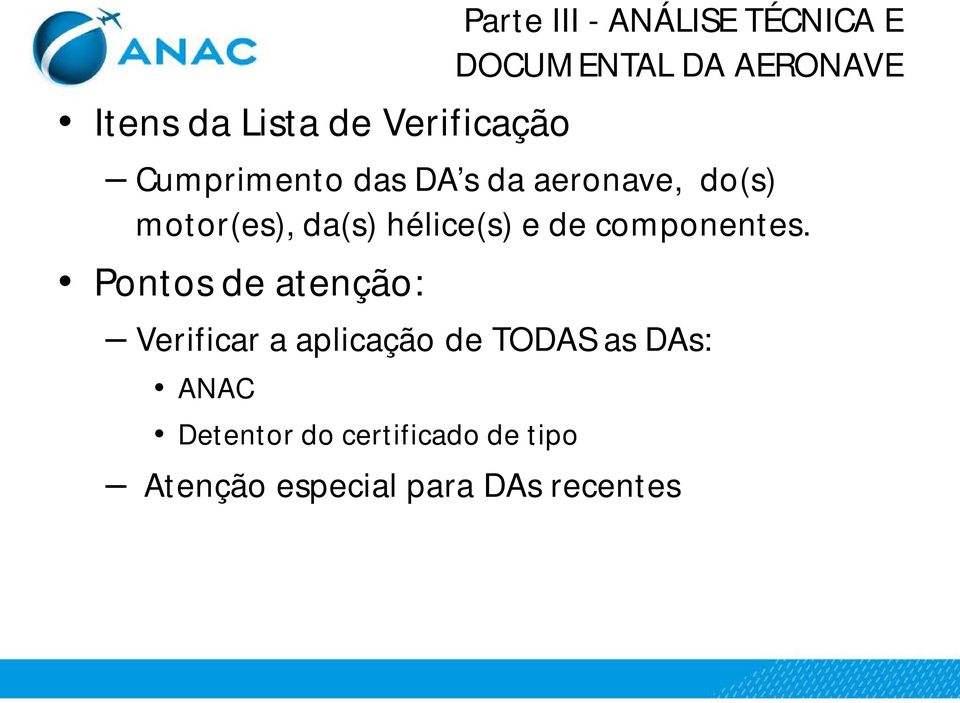 hélice(s) e de componentes.