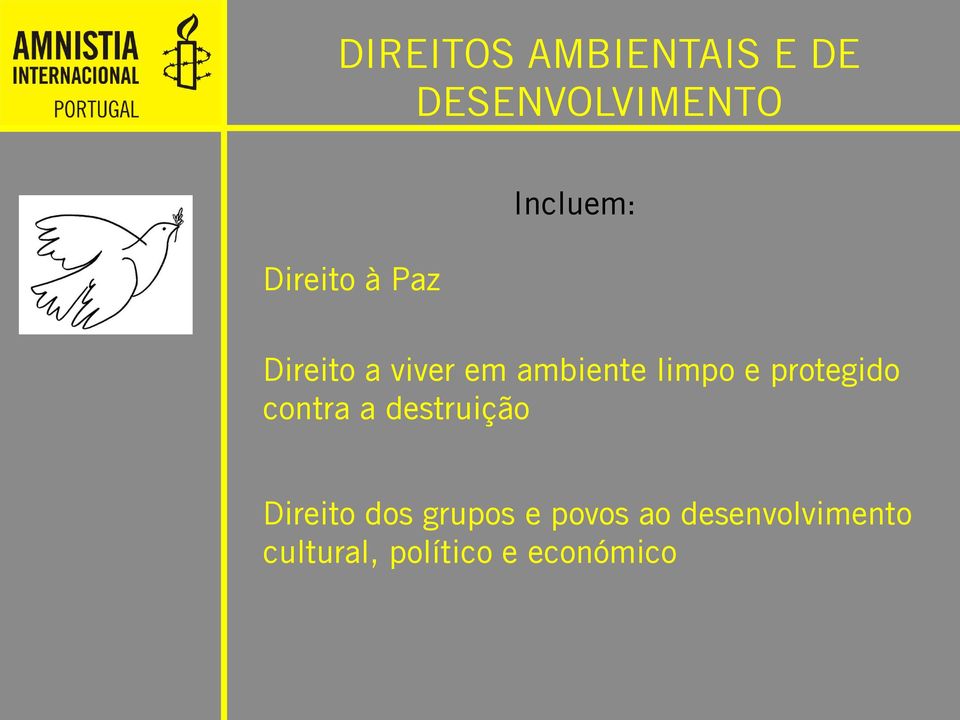 protegido contra a destruição Direito dos grupos e