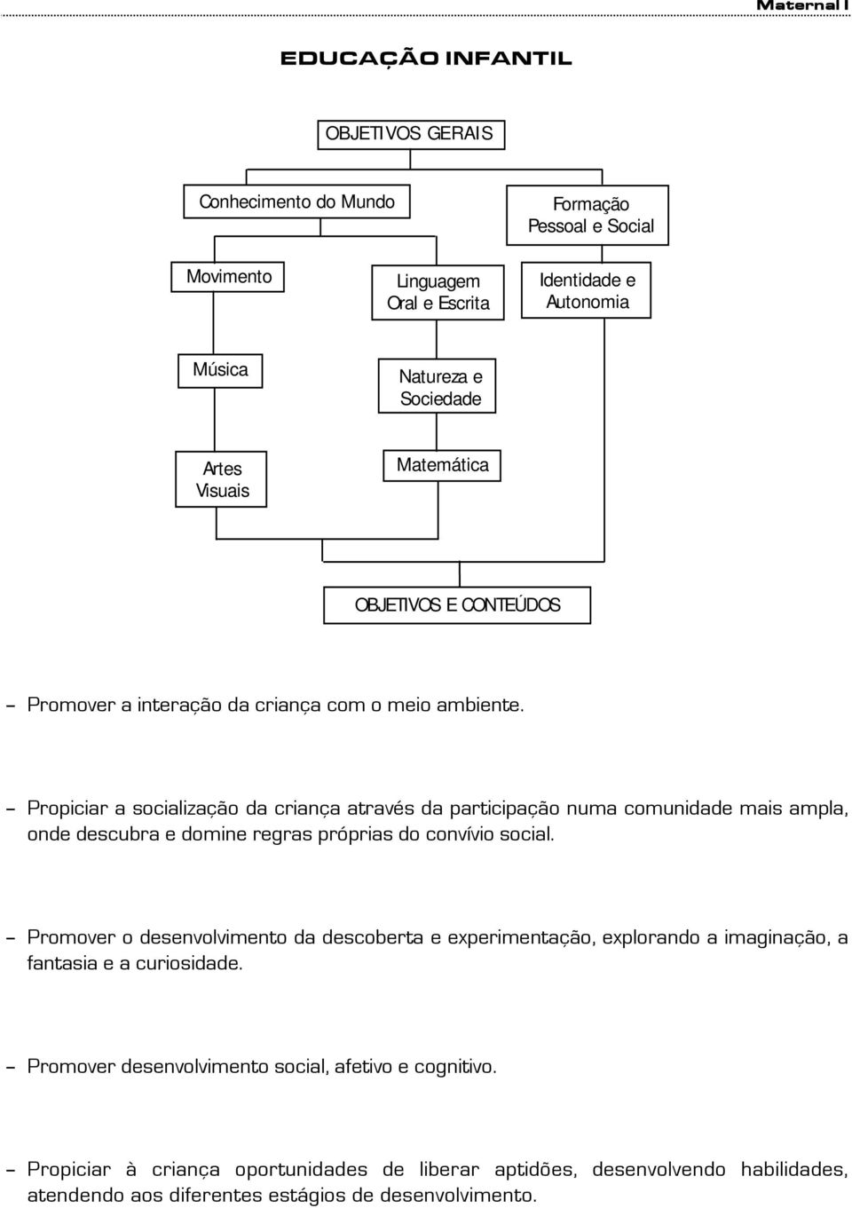 Propiciar a socialização da criança através da participação numa comunidade mais ampla, onde descubra e domine regras próprias do convívio social.