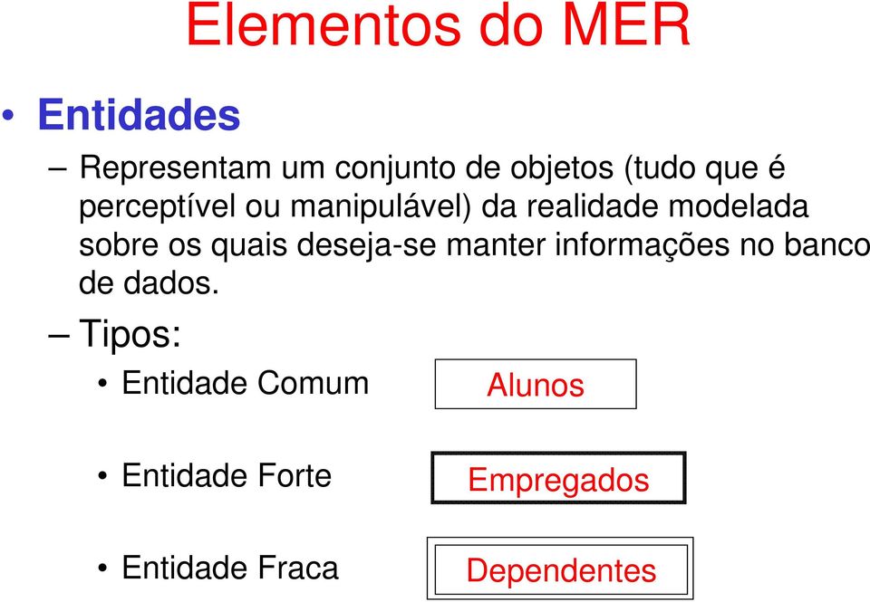 deseja-se manter informações no banco de dados.