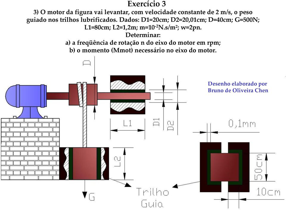 ados: =0c; =0,0c; =0c; =500N; =80c; =,; =0 - N.s/²; w=.