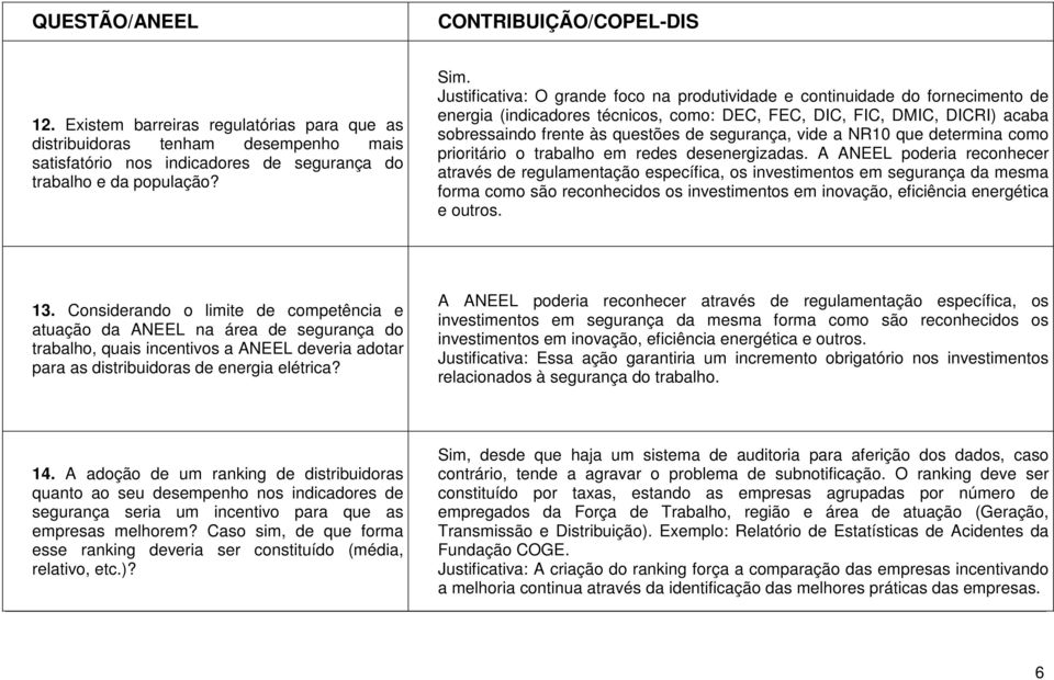 segurança, vide a NR10 que determina como prioritário o trabalho em redes desenergizadas.