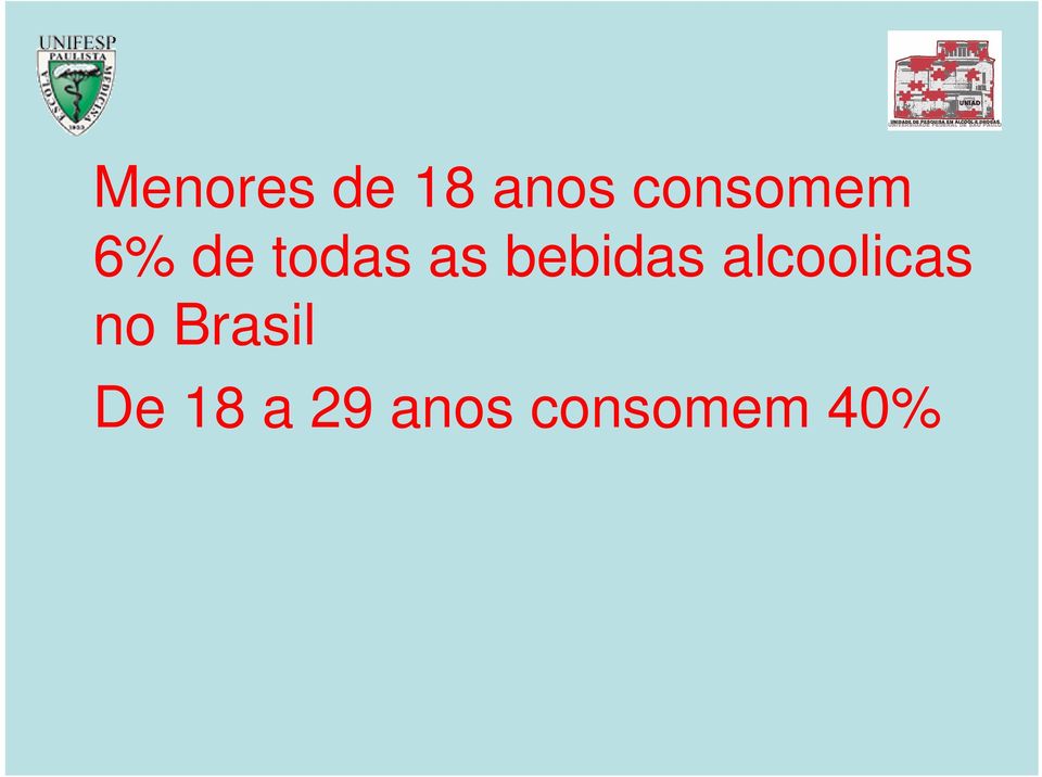 bebidas alcoolicas no