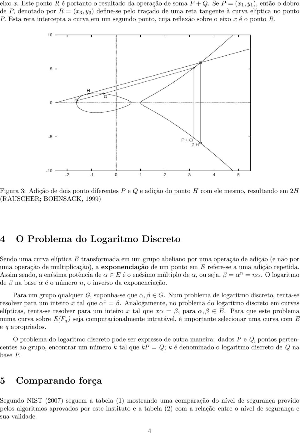 Esta reta intercepta a curva em um segundo ponto, cuja reflexão sobre o eixo x é o ponto R.