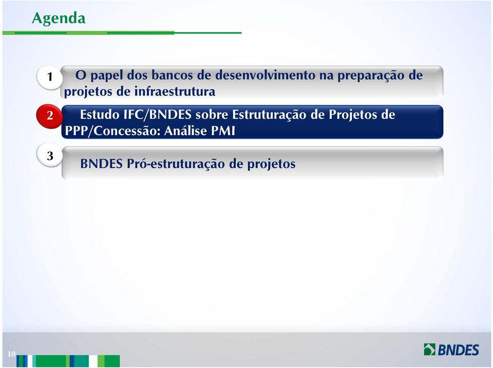 IFC/BNDES sobre Estruturação de Projetos de