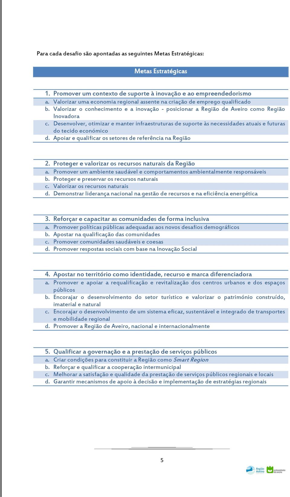 Desenvolver, otimizar e manter infraestruturas de suporte às necessidades atuais e futuras do tecido económico d. Apoiar e qualificar os setores de referência na Região 2.