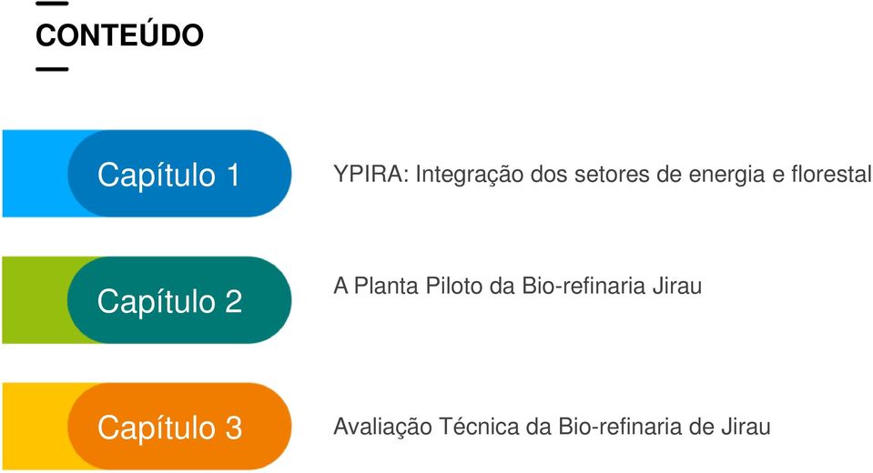 Planta Piloto da Bio-refinaria Jirau