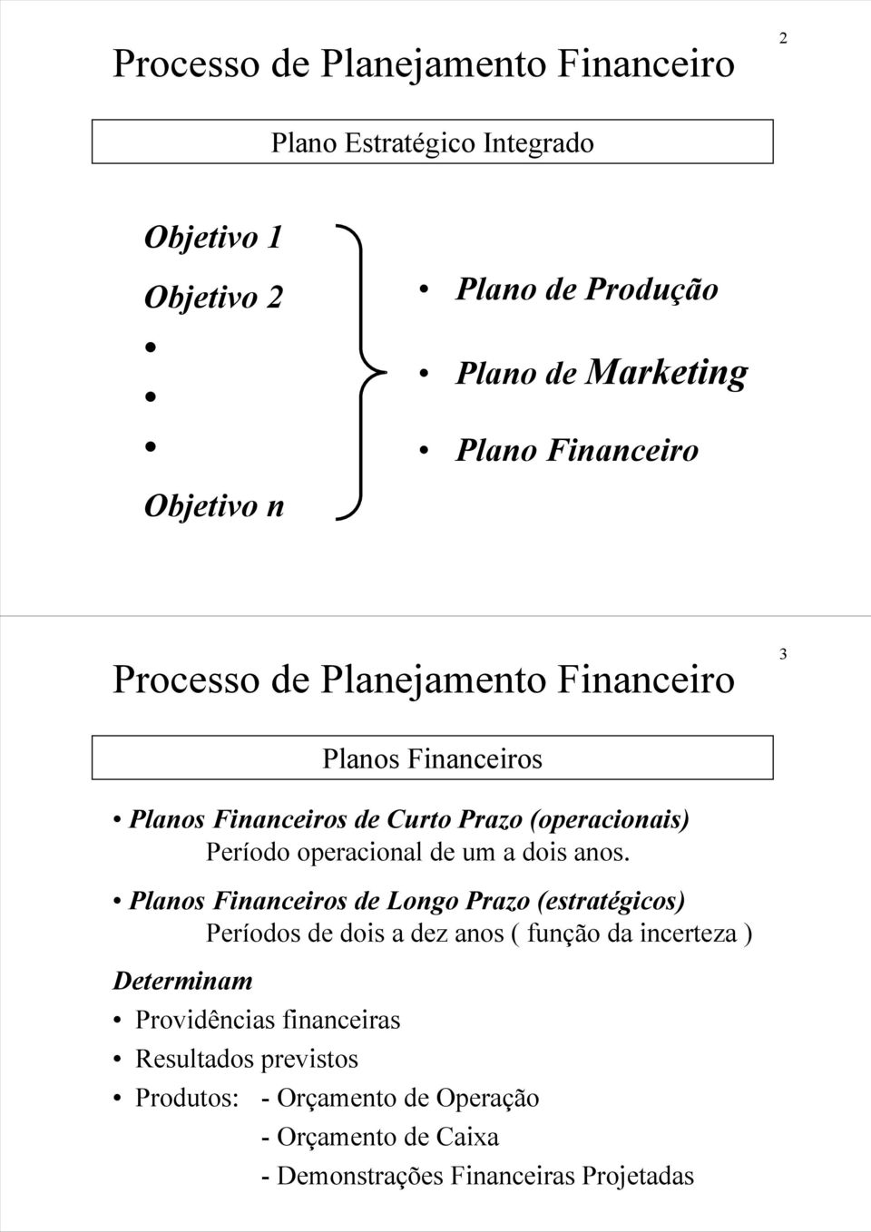 operacional de um a doisanos.