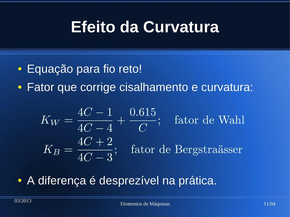 Fator que corrige cisalhamento e