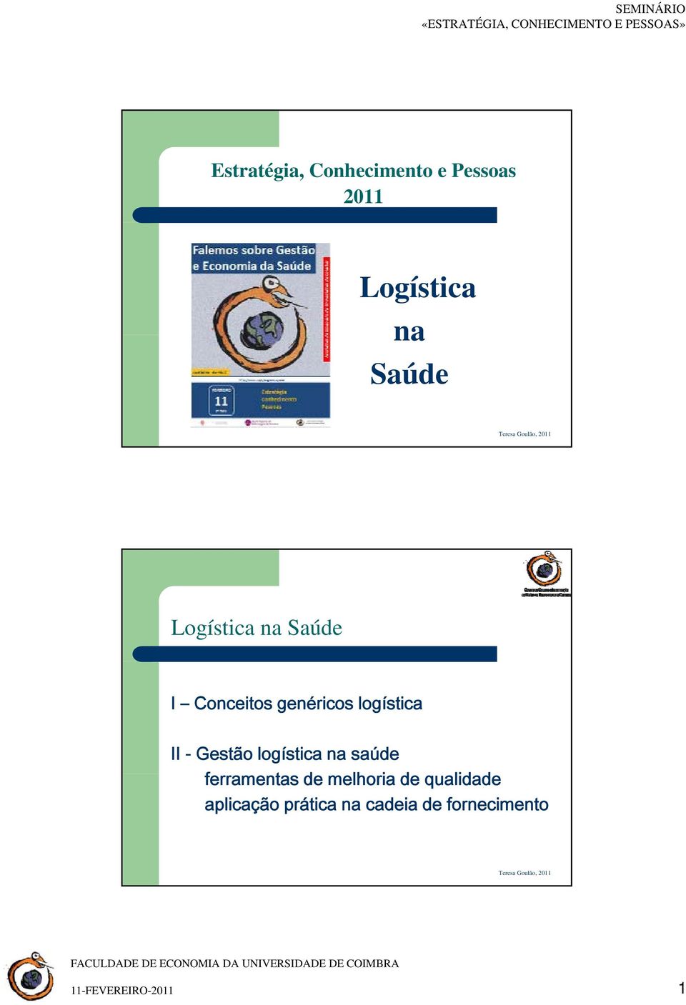 II - Gestão logística na saúde ferramentas de melhoria