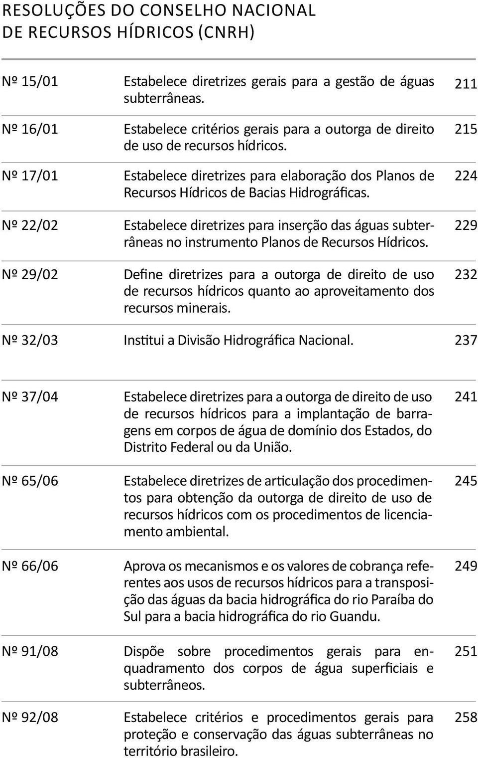 Estabelece diretrizes para inserção das águas subterrâneas no instrumento Planos de Recursos Hídricos.