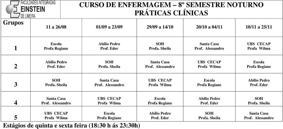 Santa Casa Profa Wilma Profa Regiane 3 Santa Casa Profa Wilma Profa Regiane Abílio Pedro Prof.