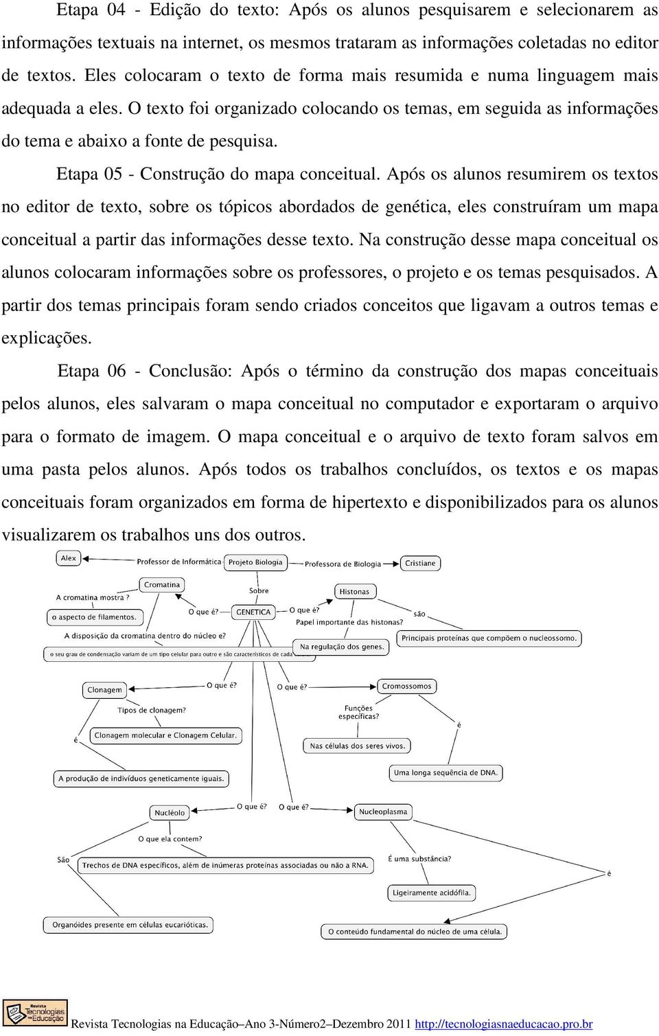 Etapa 05 - Construção do mapa conceitual.