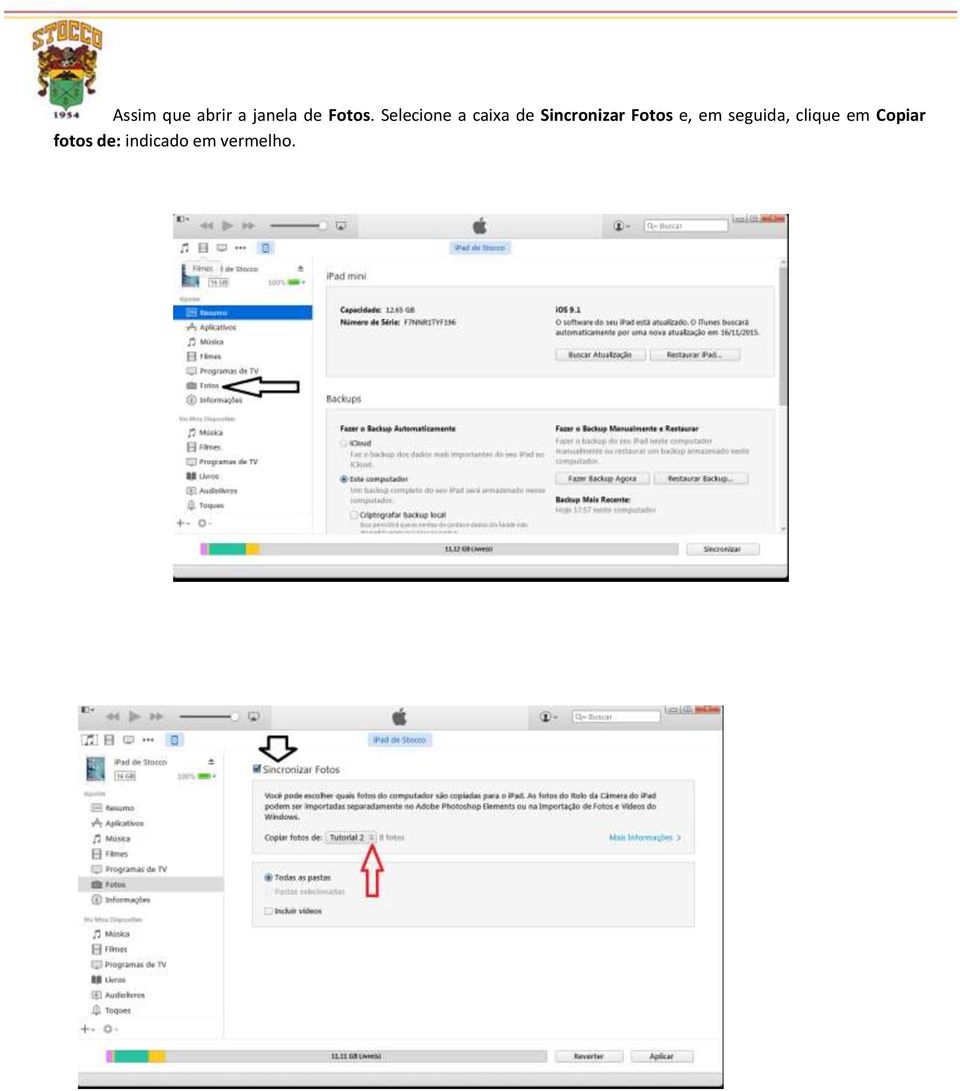 Fotos e, em seguida, clique em