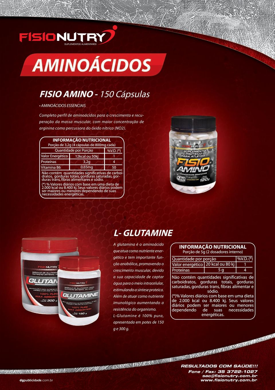 L- GLUTAMINE A glutamina é o aminoácido que atua como nutriente energético e tem importante função anabólica, promovendo o crescimento muscular,