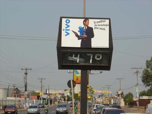 As vagas de calor são temperaturas bastante mais