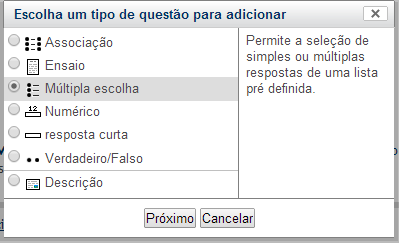 É possível acrescentar Tags a questão: Após terminar as configurações da questão, clique em Salvar