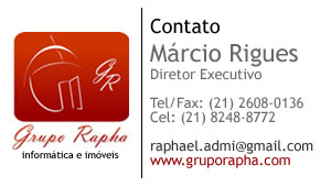 Sobre o autor Márcio Raphael Rigues, hoje, é Diretor Executivo do Grupo Rapha Soluções e ministrou aulas de introdução à informática básica e intermediária, Excel avançado, design digital, webdesign,