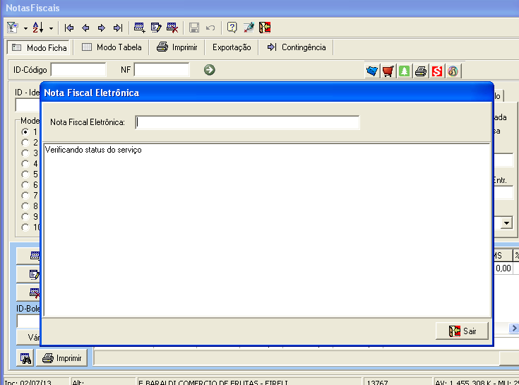 Fazenda. No começo é importante fazer esta visualização para evitar de mandar a NFe e depois ter que cancelar, mas com a prática podemos pressionar o botão imprimir direto para gerar a nota.