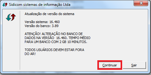 Como realizar a atualização do sistema 7. Dê um duplo clique no programa Atualizacao.