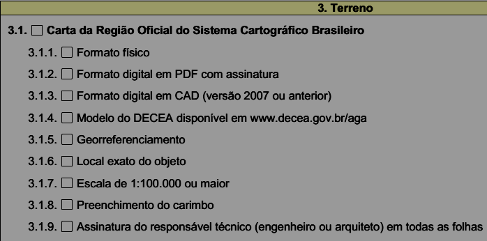 A deliberação final do COMAER será enviada ao interessado pelos correios.