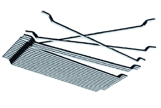 Dramix As fibras de aço Dramix são produzidas a partir de fios de aço trefilados, tendo como matéria-prima o fio-máquina BELGO.