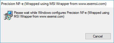 Outro exemplo de navegador é o Internet Explorer que após informar os dados de contato exibirá no centro do rodapé do navegador as opções para o instalador,