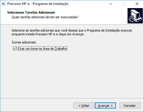 A pasta padrão de instalação do Precision NFe é C:\Arquivos de Programas\Maggiore, mas ao iniciar a instalação aparecerá a tela perguntando em que pasta o sistema será instalado, essa pasta pode ser