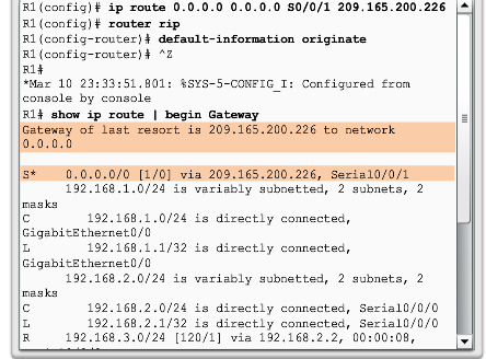 Configurando o protocolo RIP