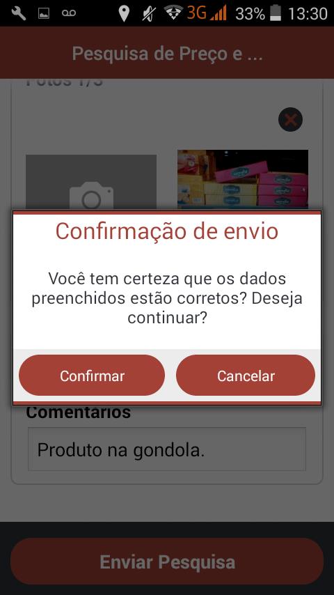 TAREFA: PESQUISA DE PREÇO Agora o Agilito vai responder a pesquisa de preços. Ele responde a situação do produto.