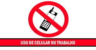 Proibido o uso de celular durante a assistência ao paciente, por