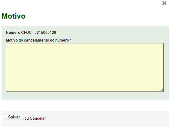 6 7 4.3. Passo a passo da EMISSÃO DA PTV institucional: 1 Consultar liberação dos números de CFO/CFOC no SIMLAM (Figura 2) 1.1 Entrar no menu Credenciado ; 1.