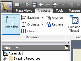 4. Use o documento de assembly e especificar a Frente vista. 5. Clique em OK para colocar o ponto de vista. 6.