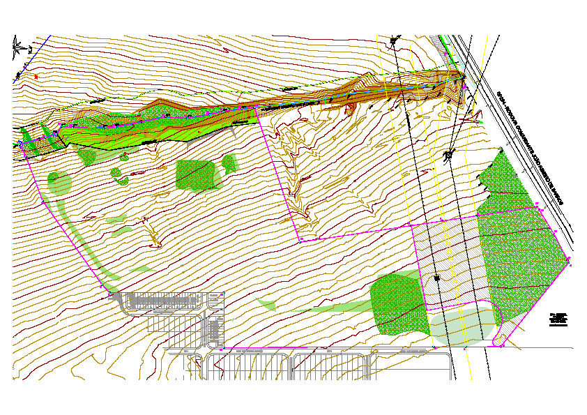 1.2 TOPOGRAFIA Figura 3- Levantamento topográfico da área onde será implantado o empreendimento.