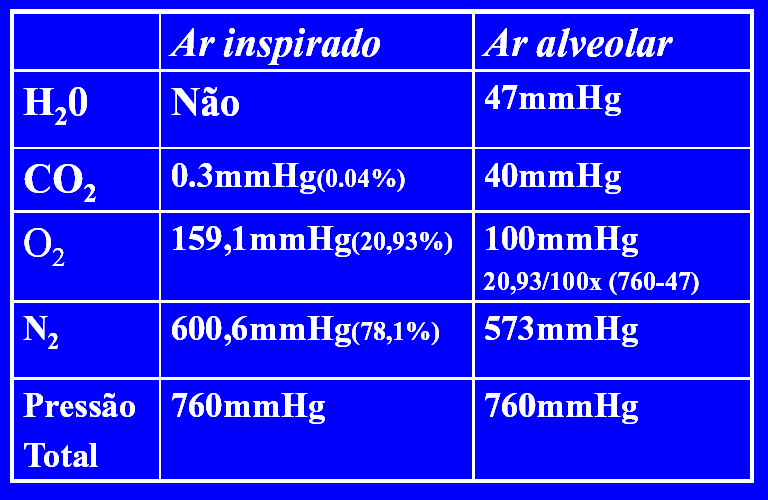 Os gases dissolvidos na água ou nos tecidos do corpo exercem pressões visto que