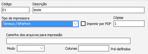 Obs: Quando apresentado o erro de exportação de PDF, será necessário desinstalar o KB3102429, e depois atualizar o Crystal 11 que está no seguinte diretório: /ecocentauro/uteis/instaladores Na tela