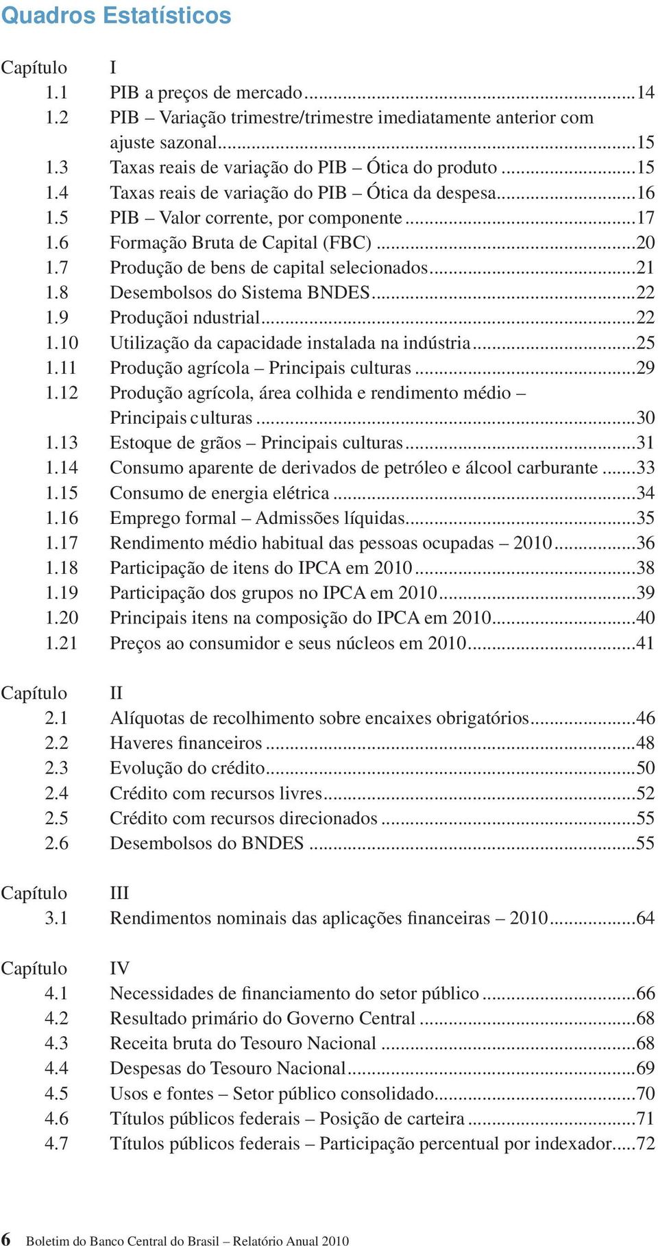 7 Produção de bens de capital selecionados...21 1.8 Desembolsos do Sistema BNDES...22 1.9 Produção i ndustrial...22 1.10 Utilização da capacidade instalada na indústria...25 1.