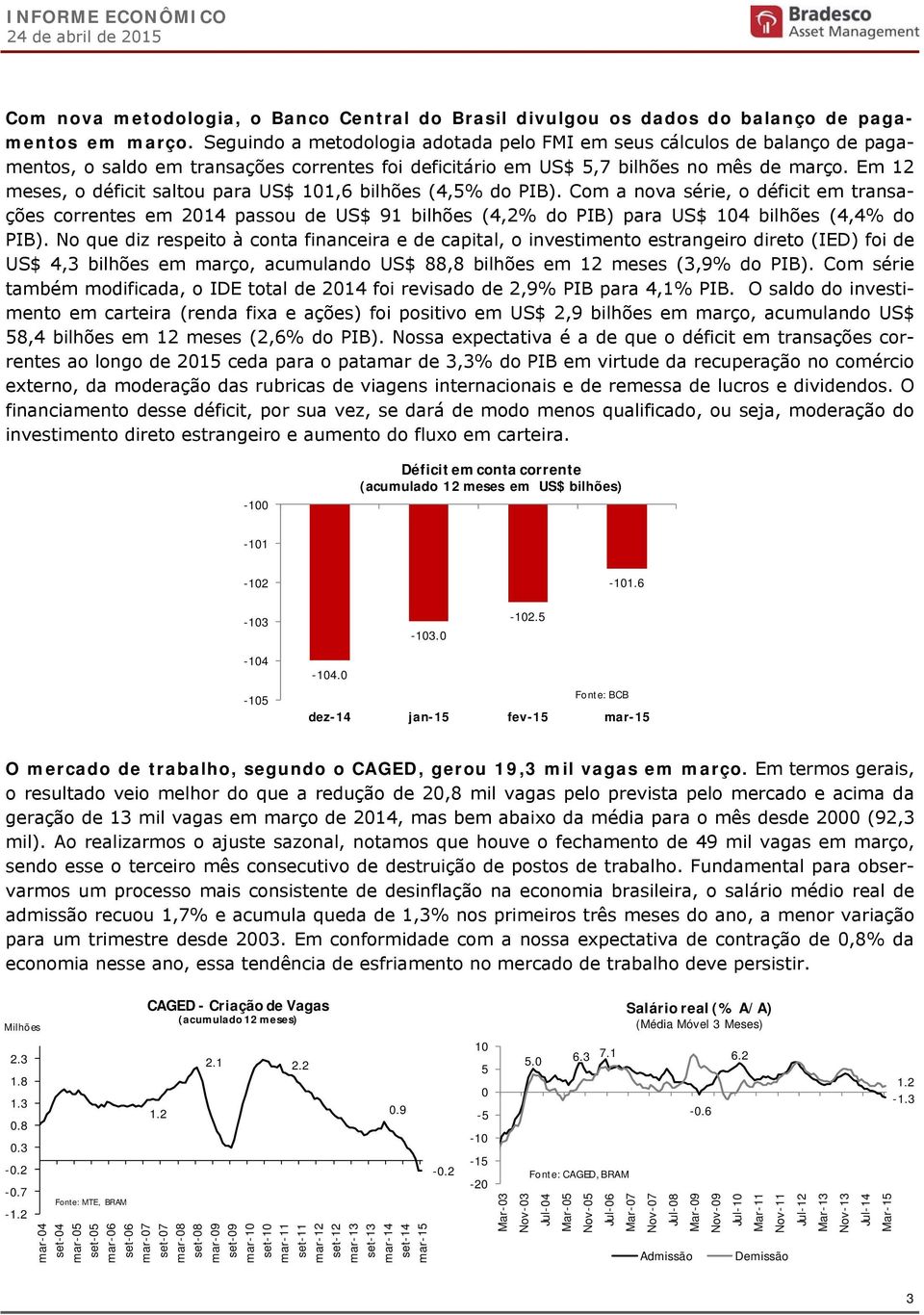 Em 12 meses, o déficit saltou para US$ 101,6 bilhões (4,5% do PIB).