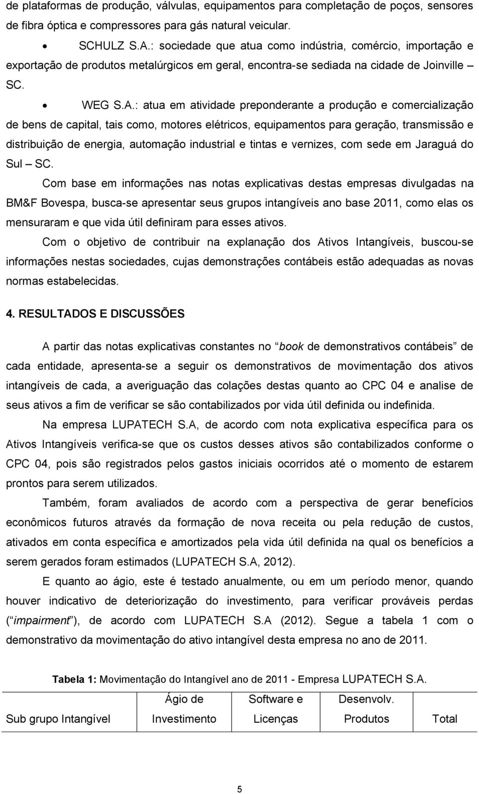 : atua em atividade preponderante a produção e comercialização de bens de capital, tais como, motores elétricos, equipamentos para geração, transmissão e distribuição de energia, automação industrial