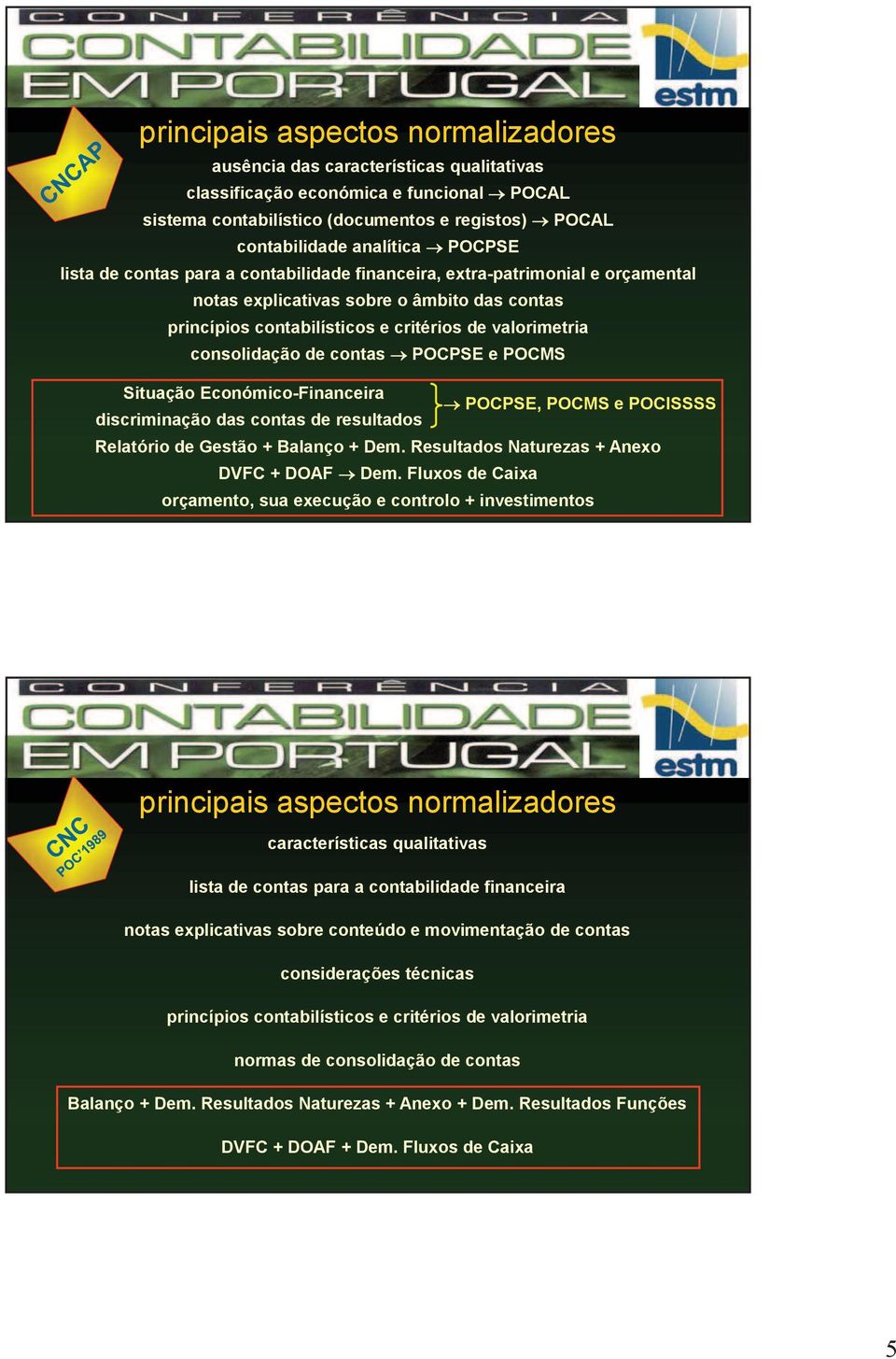 discriminação das contas de resultados Relatório de Gestão + Balanço + Dem. Resultados Naturezas + Anexo DVFC + DOAF Dem.