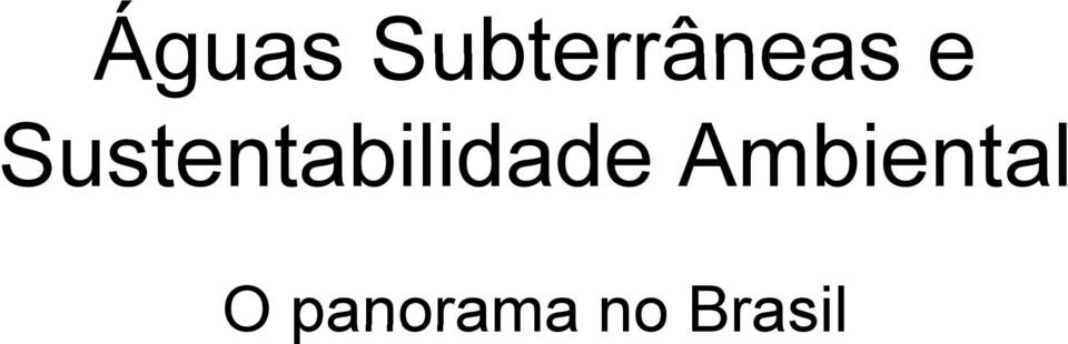 Sustentabilidade