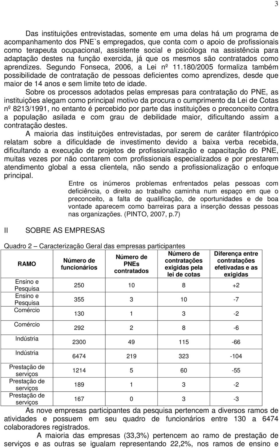 180/2005 formaliza também possibilidade de contratação de pessoas deficientes como aprendizes, desde que maior de 14 anos e sem limite teto de idade.