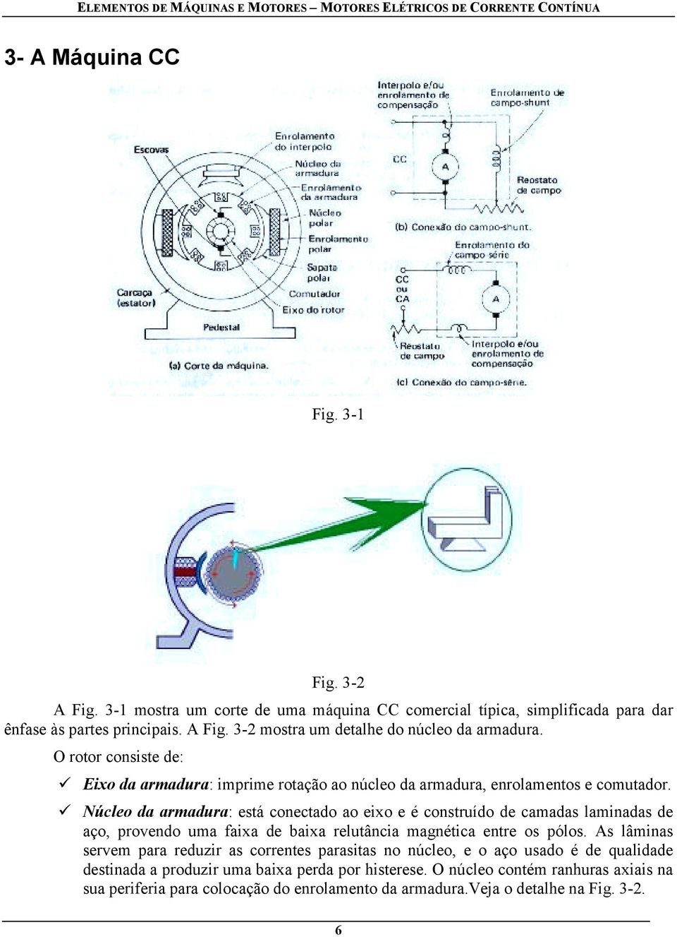 ! Núcleo d rmdur: está conectdo o eixo e é construído de cmds lminds de ço, provendo um fix de bix relutânci mgnétic entre os pólos.