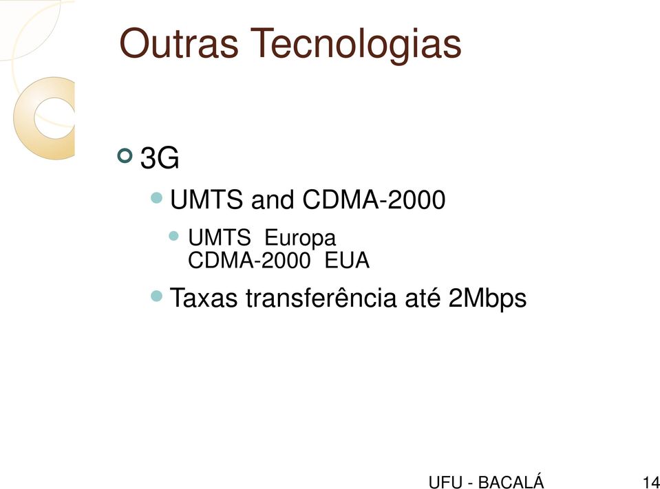 Europa CDMA-2000 EUA
