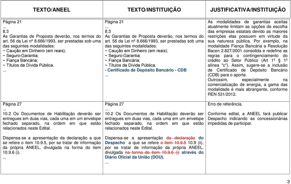 2 Os Documentos de Habilitação deverão ser entregues em duas vias, cada uma em um envelope fechado separado, na ordem em que estão relacionados neste Dispensa-se a apresentação da declaração a que se