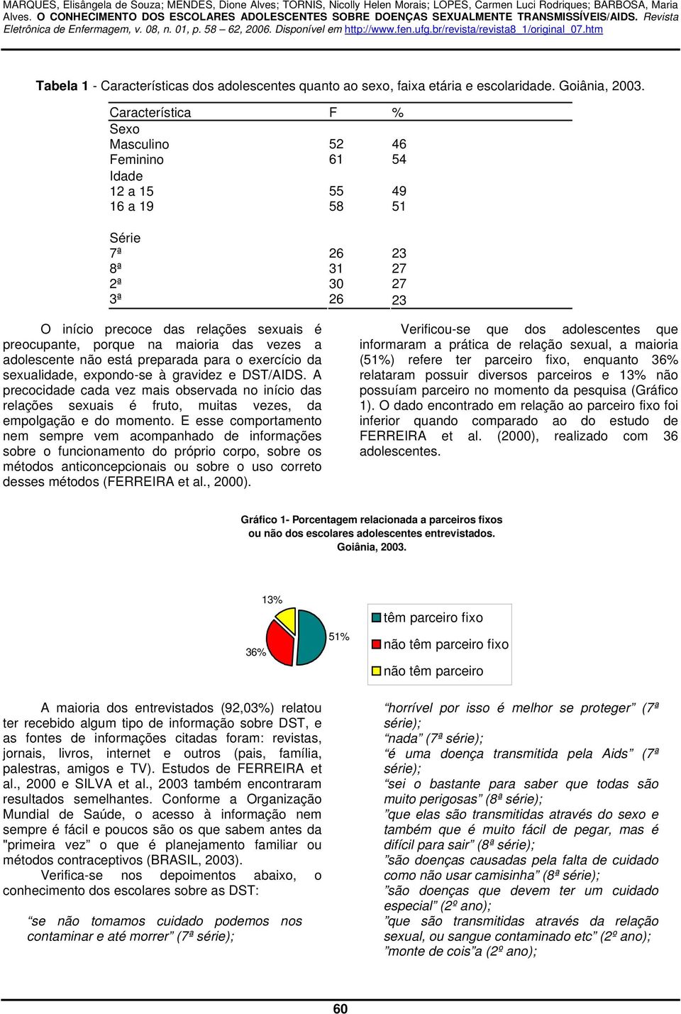 adolescente não está preparada para o exercício da sexualidade, expondo-se à gravidez e DST/AIDS.