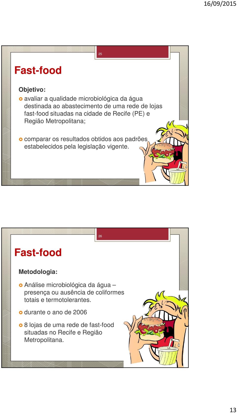 estabelecidos pela legislação vigente.