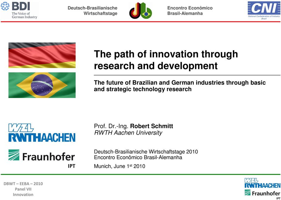 strategic technology research Prof. Dr.-Ing.