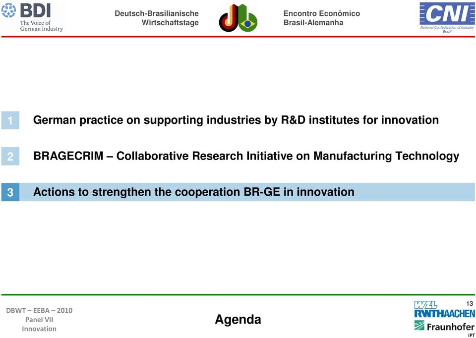 Research Initiative on Manufacturing Technology 3